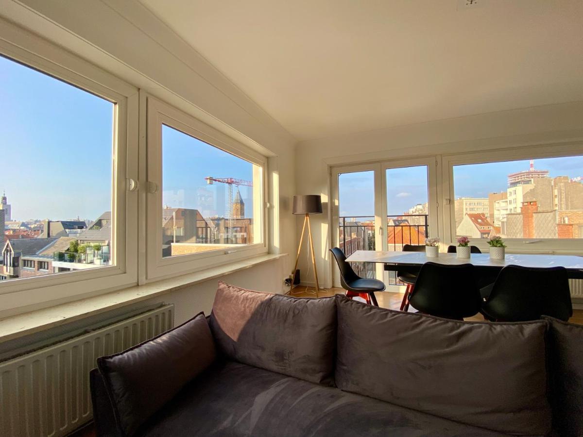 אוסטנדה Luxury 3 Bedroom Apartment On The Top Floor With Panoramic View מראה חיצוני תמונה