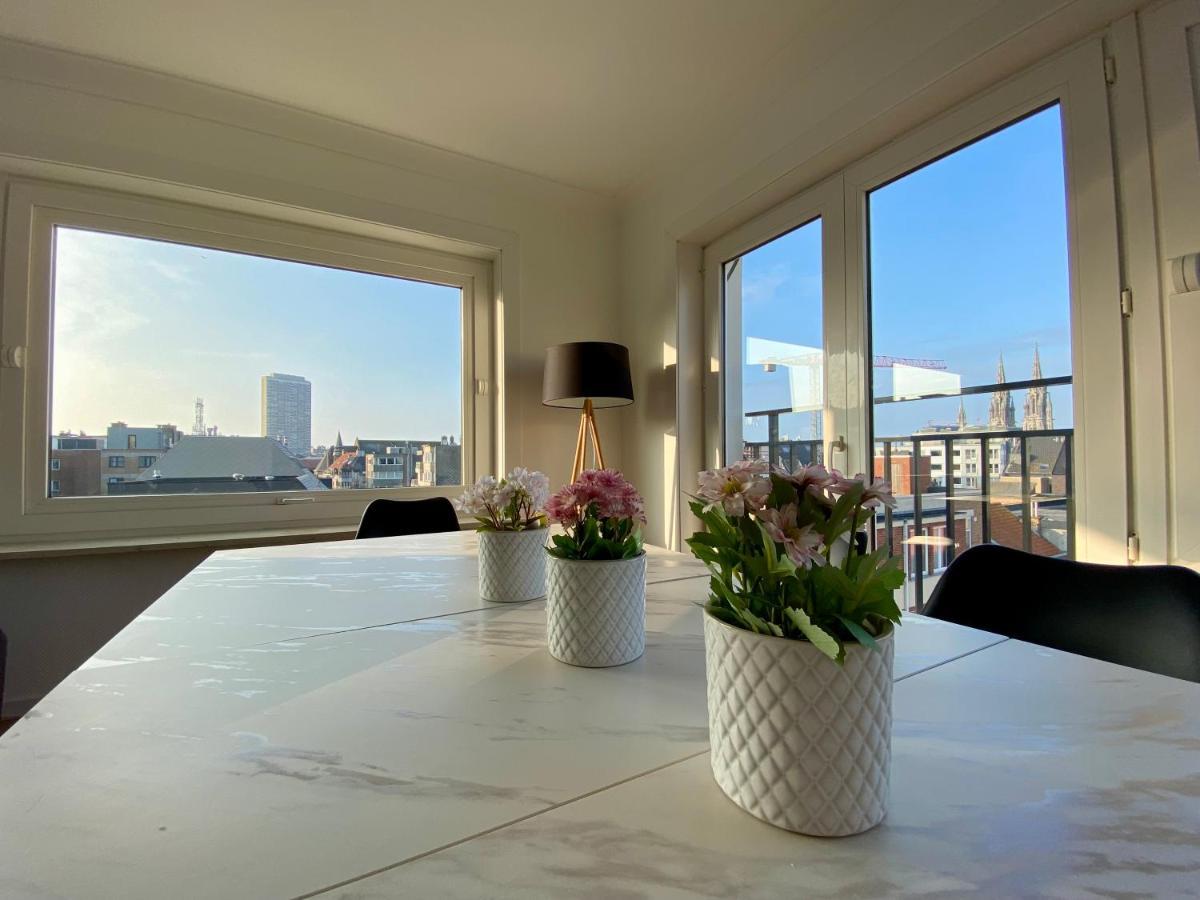 אוסטנדה Luxury 3 Bedroom Apartment On The Top Floor With Panoramic View מראה חיצוני תמונה