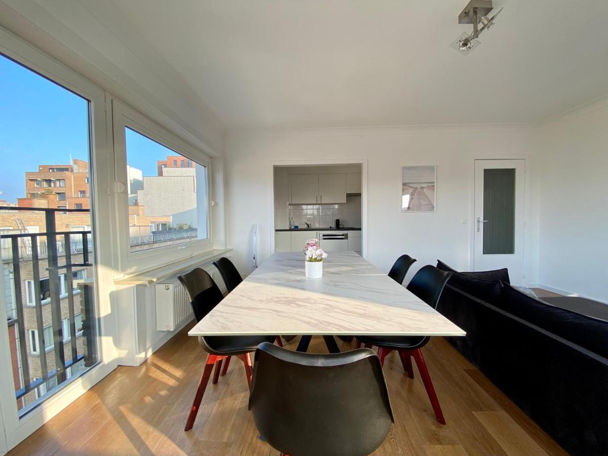 אוסטנדה Luxury 3 Bedroom Apartment On The Top Floor With Panoramic View מראה חיצוני תמונה